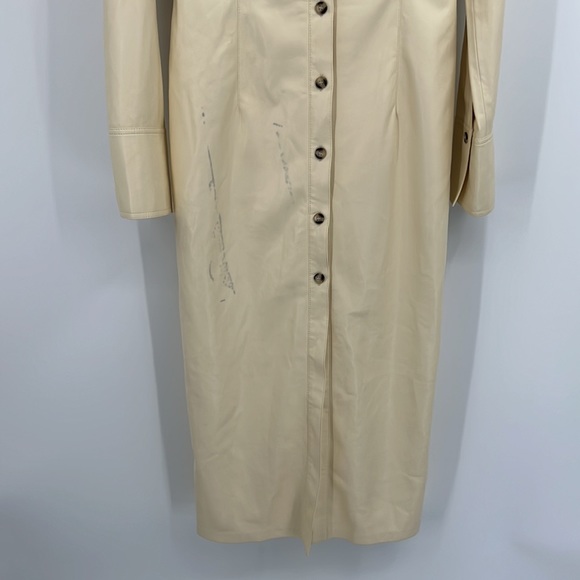 Nanushka Tegan Dress in Vanilla - Picture 5 of 14